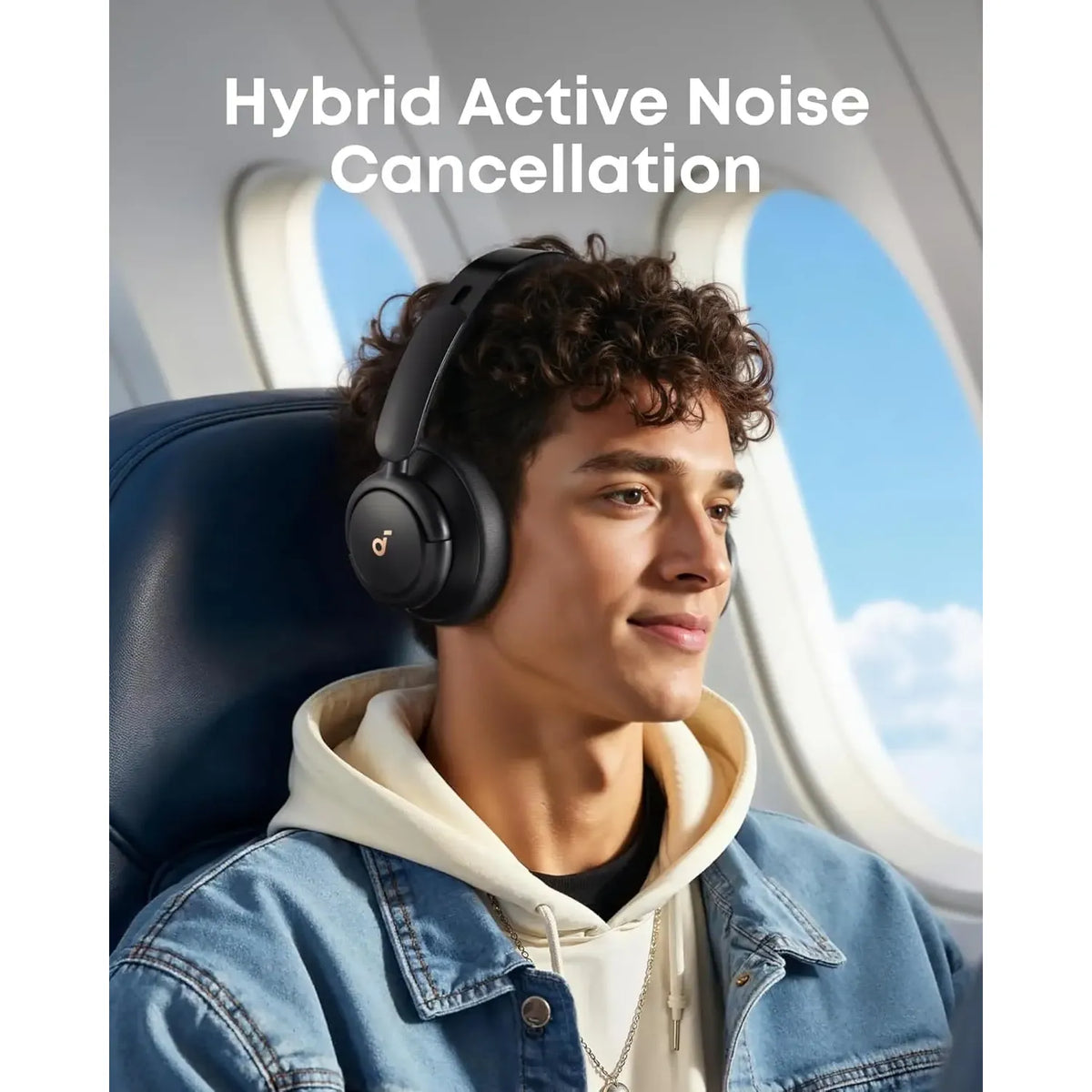 Soundcore by Anker Life Q30 Hybrid Active Noise Cancelling Headphones Wireless Bluetooth Headphones Over Ear Headset Earphone